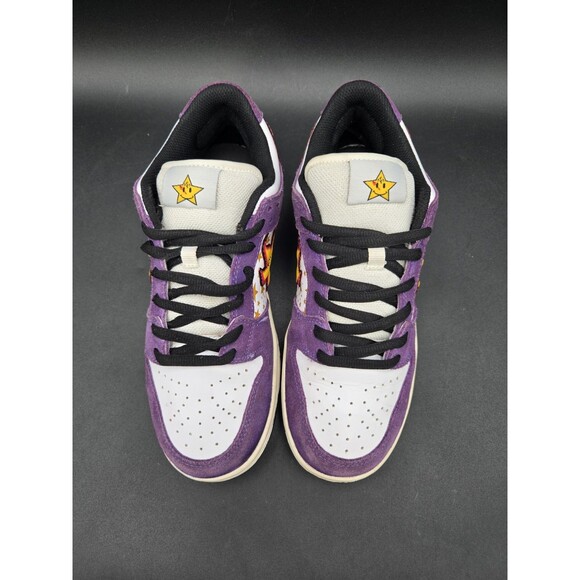 Death Dreams x The Closet Shoes Mens 8 SB Dunk Low White Purple Suede TSE 1-300 - Picture 6 of 15